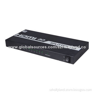 HDMI splitter, 1x8, 4k2k with HDCP and EDID